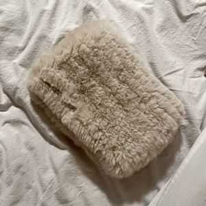 Express Cream Infinity Women’s Faux Fur scarf One Size